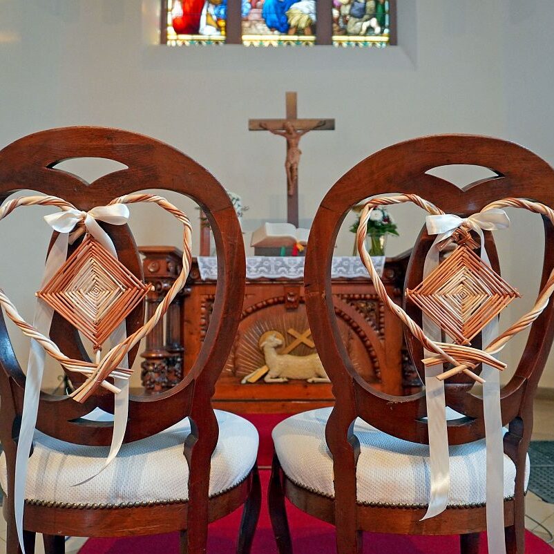 3Weidenherzen Kirchenschmuck 08