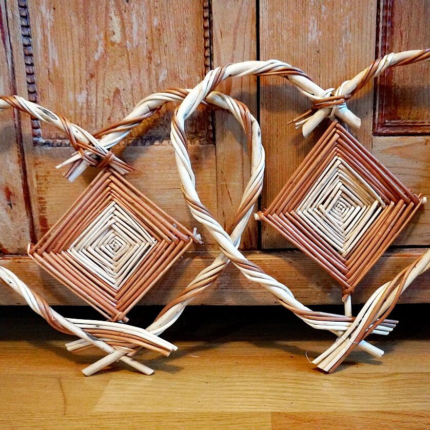 Weidenherzen Kirchenschmuck 04