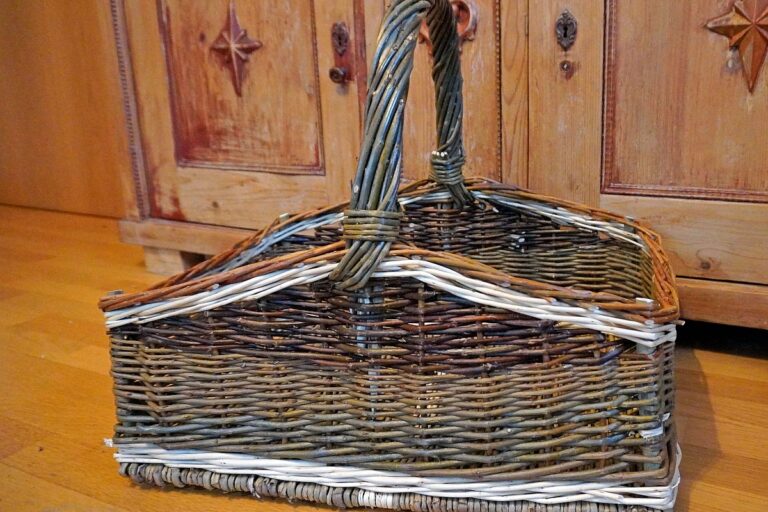 Rechteckiger Holzkorb 40x50 01