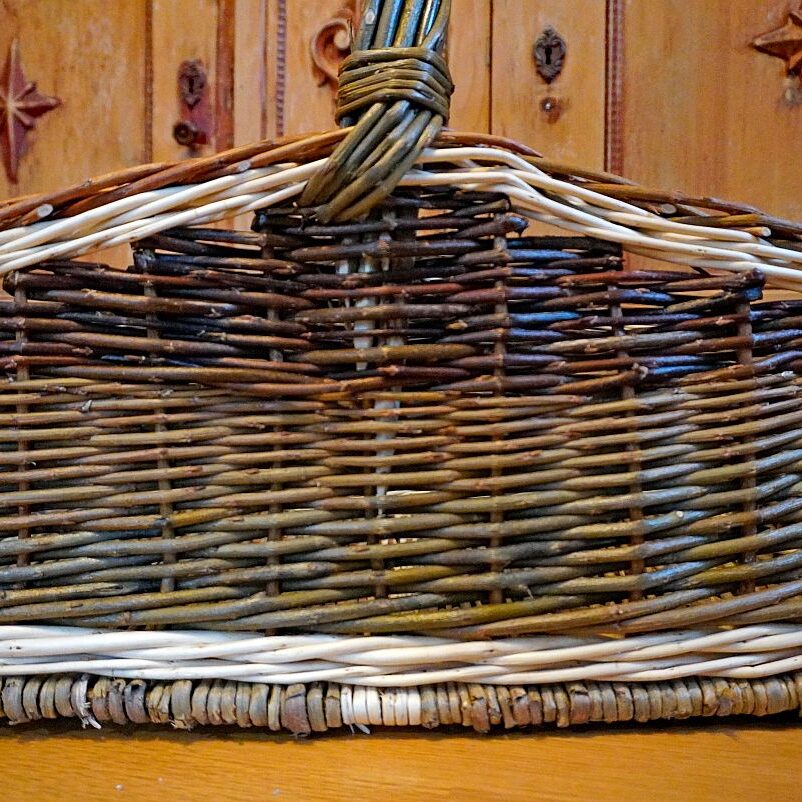 Rechteckiger Holzkorb 40x50 03