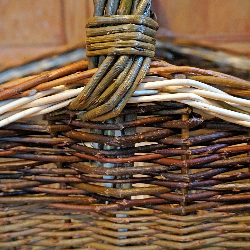 Rechteckiger Holzkorb 40x50 07