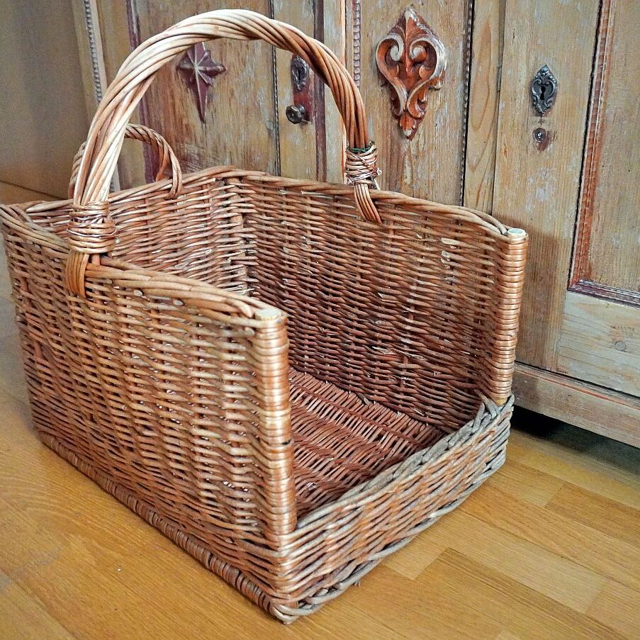 Reparatur rechteckiger Holzkorb 4