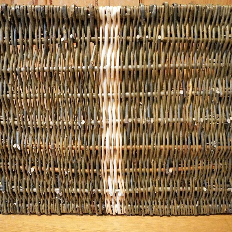 Zweiter rechteckiger Holzkorb 8