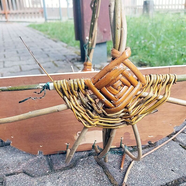Aufbau Rahmenkorb 6